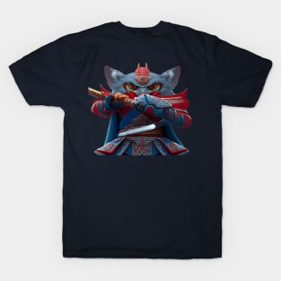 Cat samurai T-Shirt